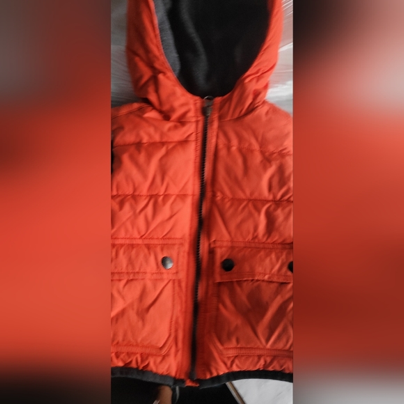 Orange Puffer Vest Baby Gap SZ 2YRS - Picture 2 of 5